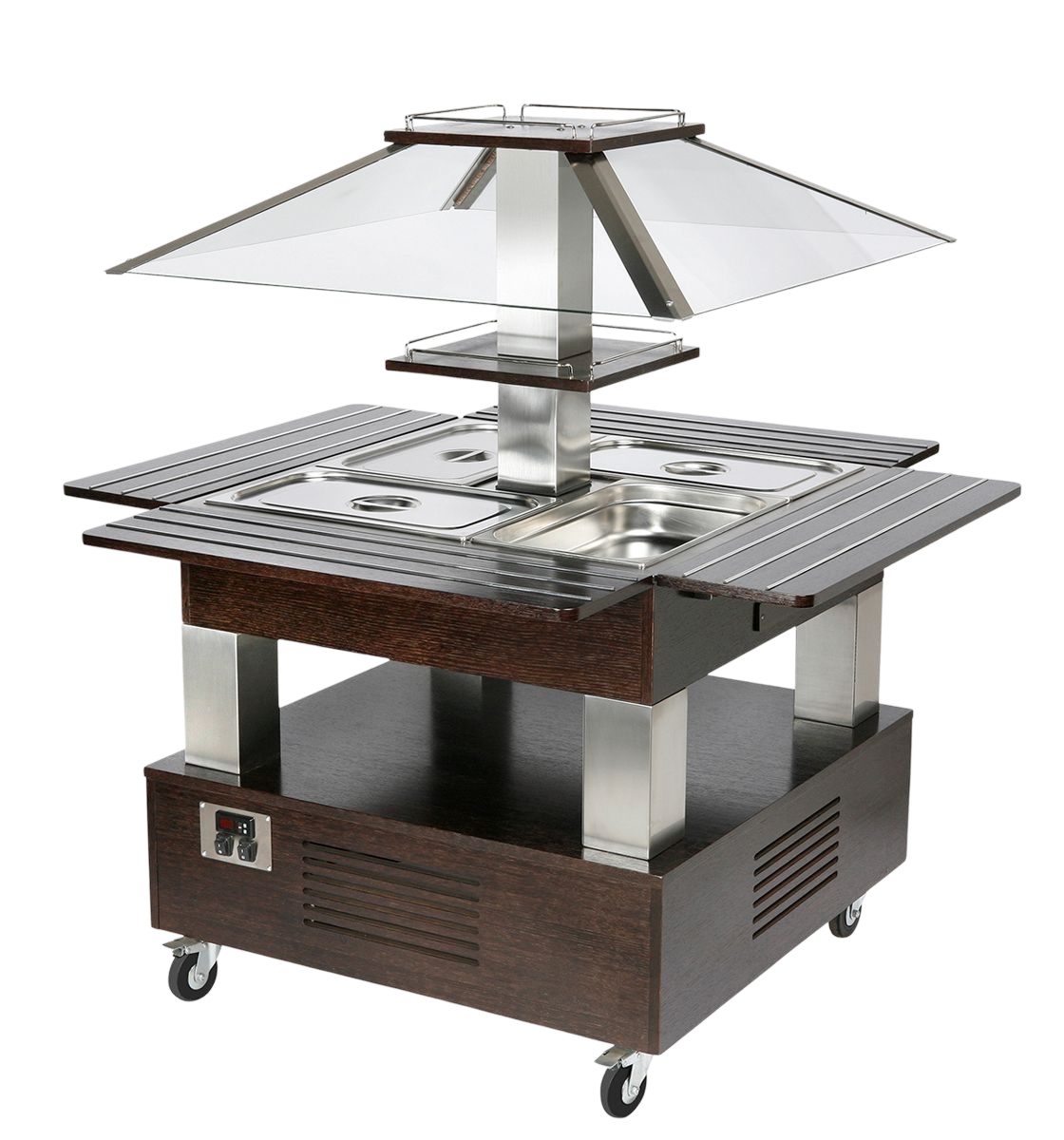 Hot buffet bar – square model – 4/1 GN capacity