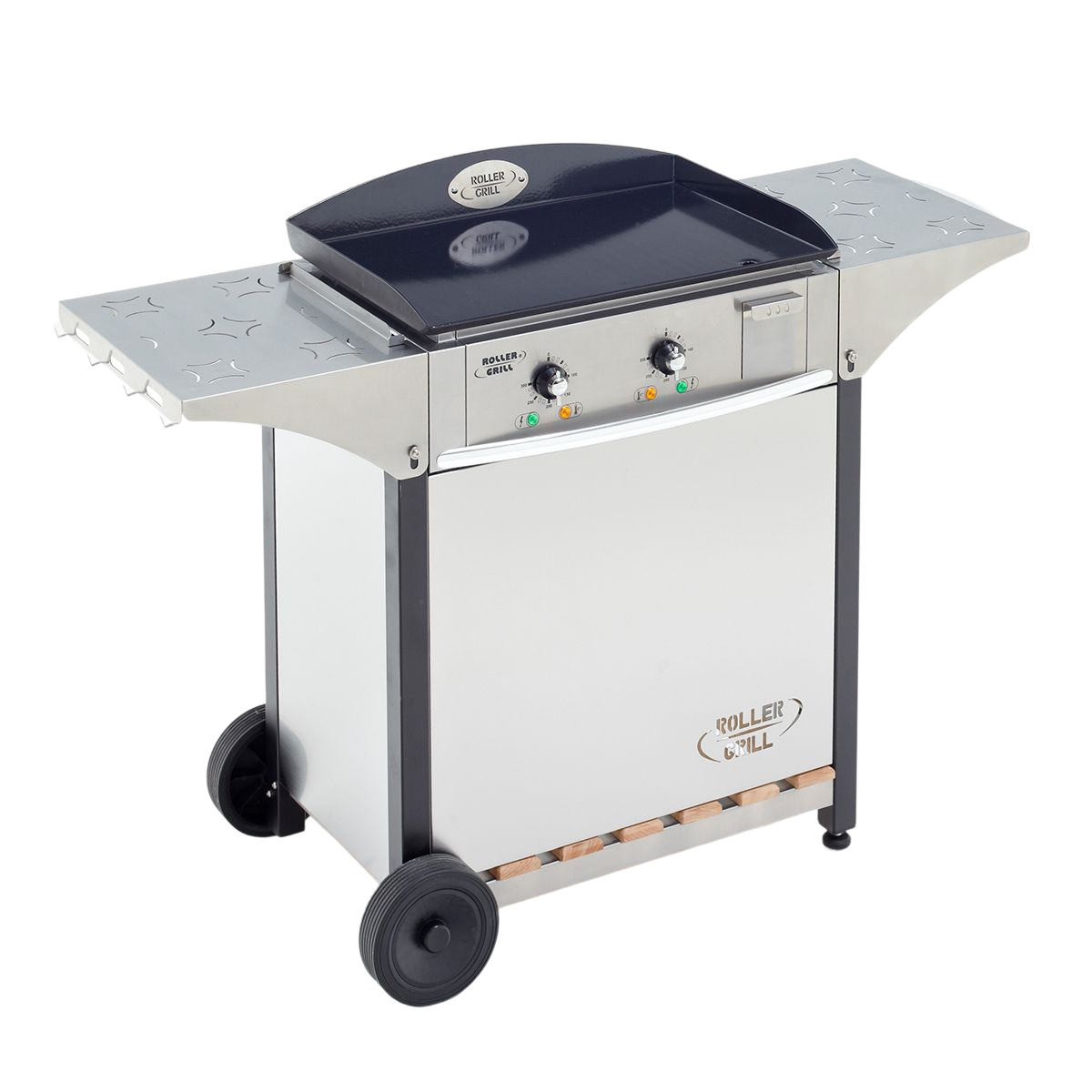 Chariot bois et inox pour plancha 600 mm