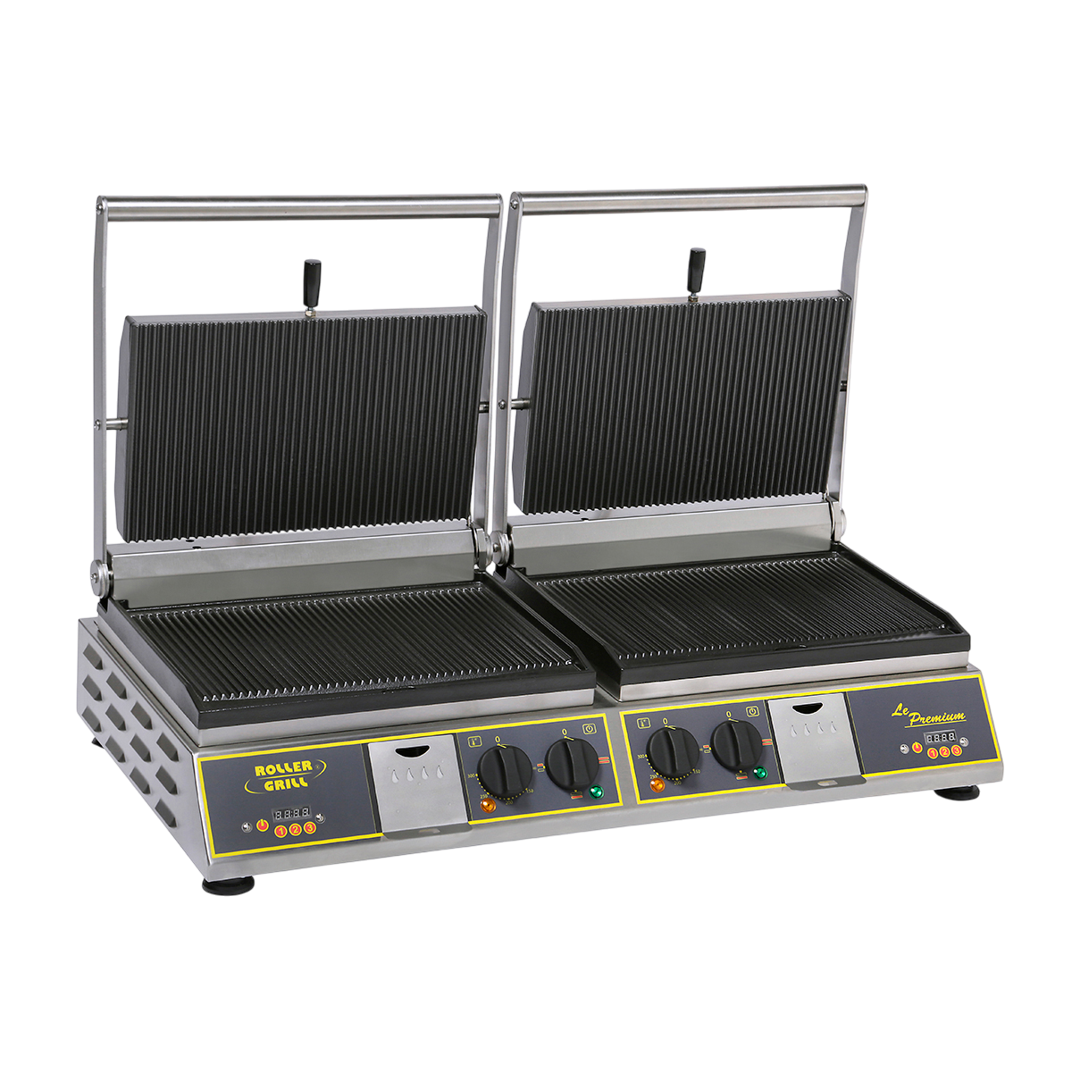 Contact-grill, fonte émaillée - DOUBLE PREMIUM