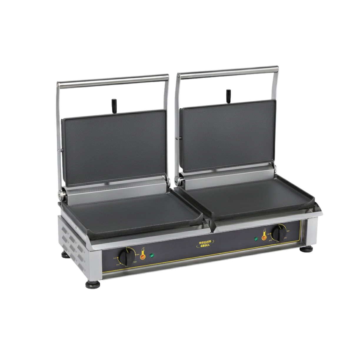 Contact-grill en fonte – modèle double spécial panini