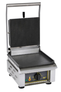 Contact-grill en fonte - spécial hamburgers et steaks