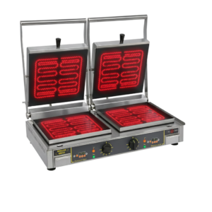 Contact-grill vitrocéramique double