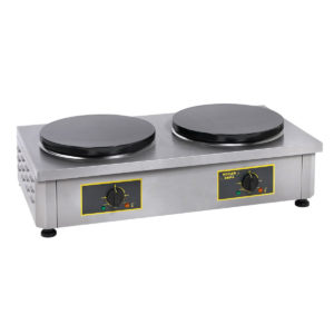 Crêpière professionnelle électrique double – 2 x Ø350 mm