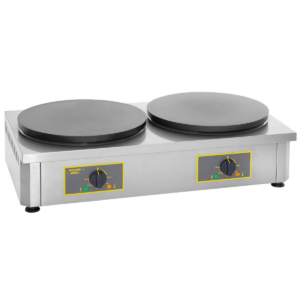 Crêpière professionnelle électrique double – 2 x Ø400 mm