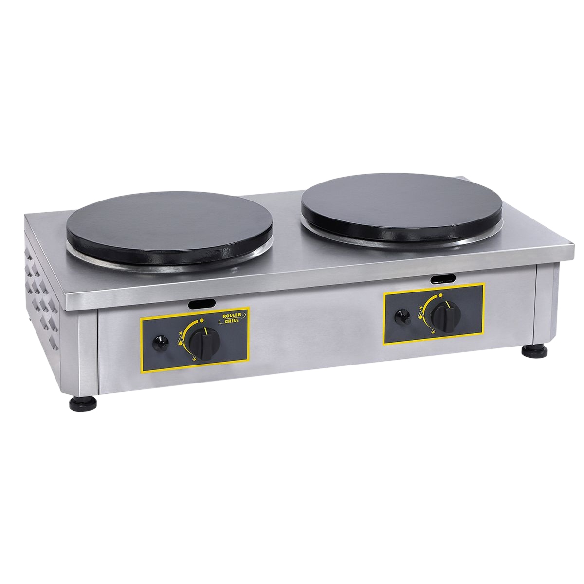 Crêpière professionnelle gaz double – 2 x Ø350 mm