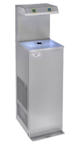 Fontaine réfrigérée à détente directe et pédale - 150l/h