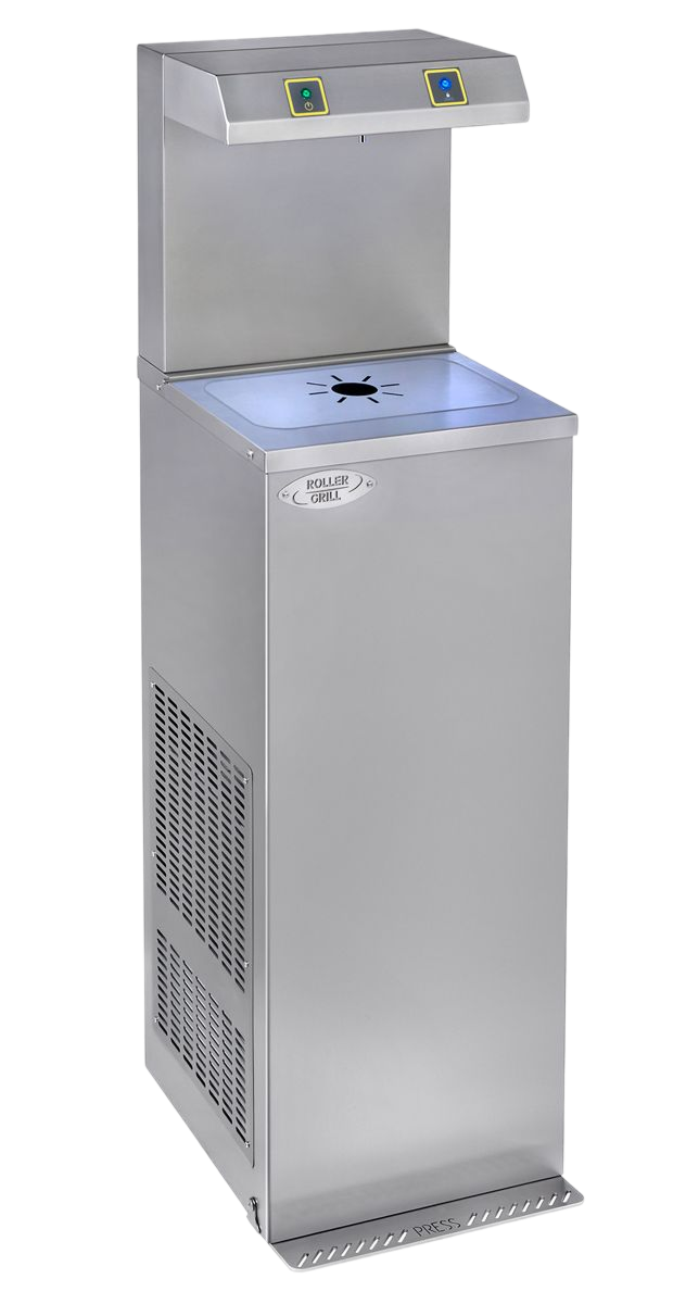 Fontaine réfrigérée à détente directe et pédale - 150l/h