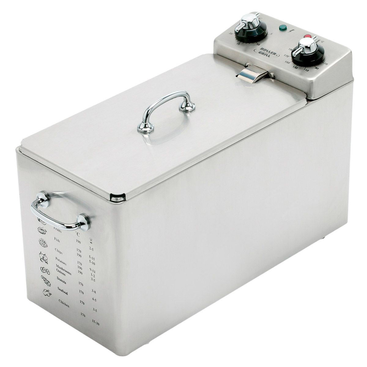 Friteuse tout inox 4 litres avec minuterie