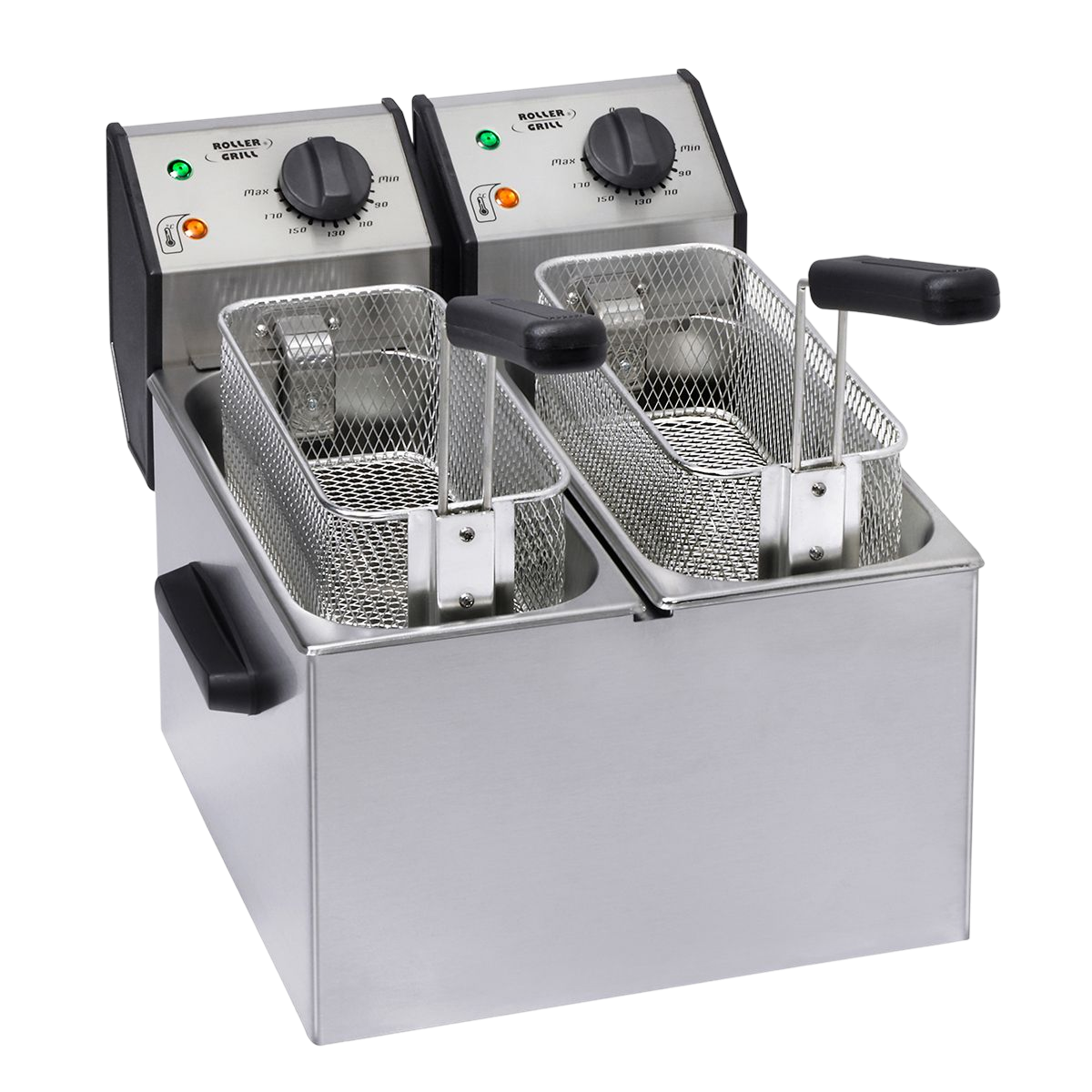 Friteuse électrique professionnelle – double cuve 2 x 5 L