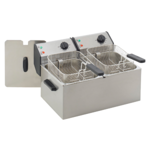 Friteuse électrique professionnelle – double cuve 2 x 8 L