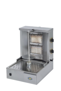 Gril gyros gaz – Broche 400 mm – 15 kg de viande