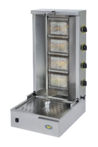 Gril gyros gaz – Broche 800 mm – 40 kg de viande