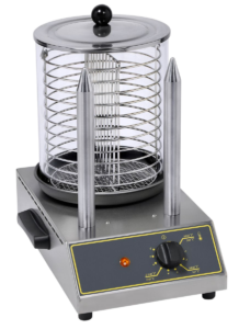 Appareil à hot-dog professionnel – 2 plots chauffants