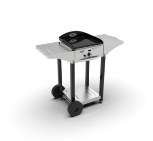 Chariot inox pour plancha 400 mm