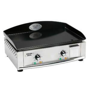 Plancha électrique émaillée  – 2 zones de cuisson