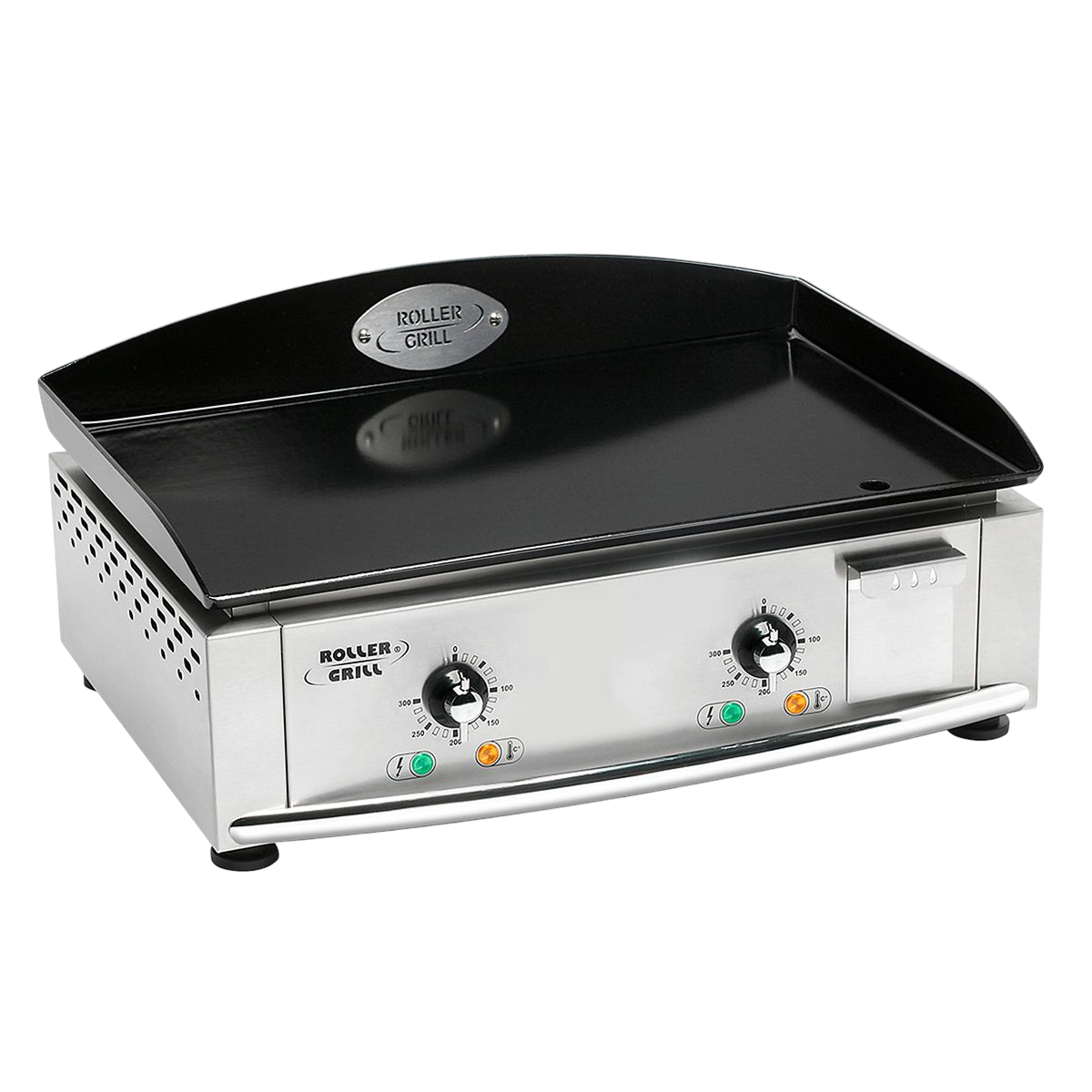 Plancha électrique émaillée  – 2 zones de cuisson