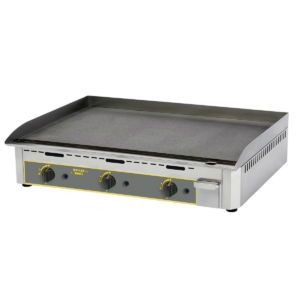 Plaque à snacker gaz en acier décarburé – 3 zones de cuisson