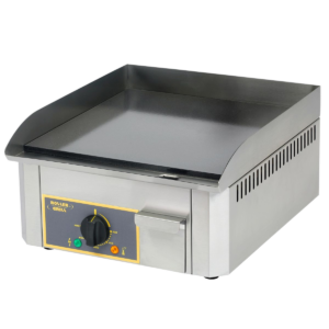 Plancha pro électrique en acier émaillé  – 1 zone de cuisson