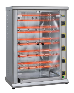 Rôtissoire professionnelle électrique – 5 broches