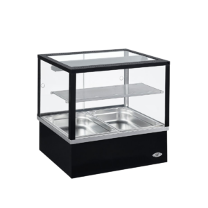 Vitrine chauffante bain-marie BMV 20 – Noir