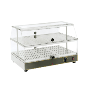 Vitrine chauffante 2 GN 1/1