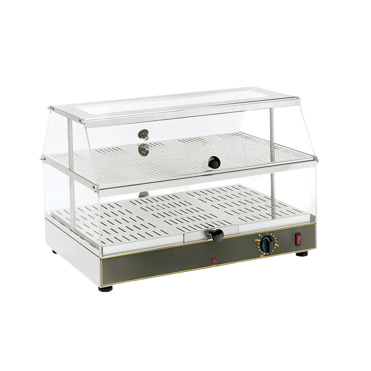 Vitrine chauffante 2 GN 1/1