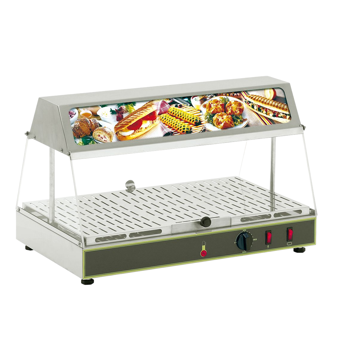 Vitrine chauffante GN 1/1 - bloc lumineux