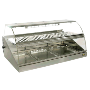 Refrigerated and ventilated market display - 3 x 1/1GN capacity