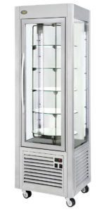 Vitrine positive ventilée – plateaux tournants