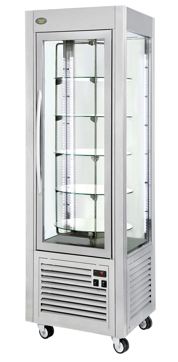 Vitrine positive ventilée – plateaux tournants