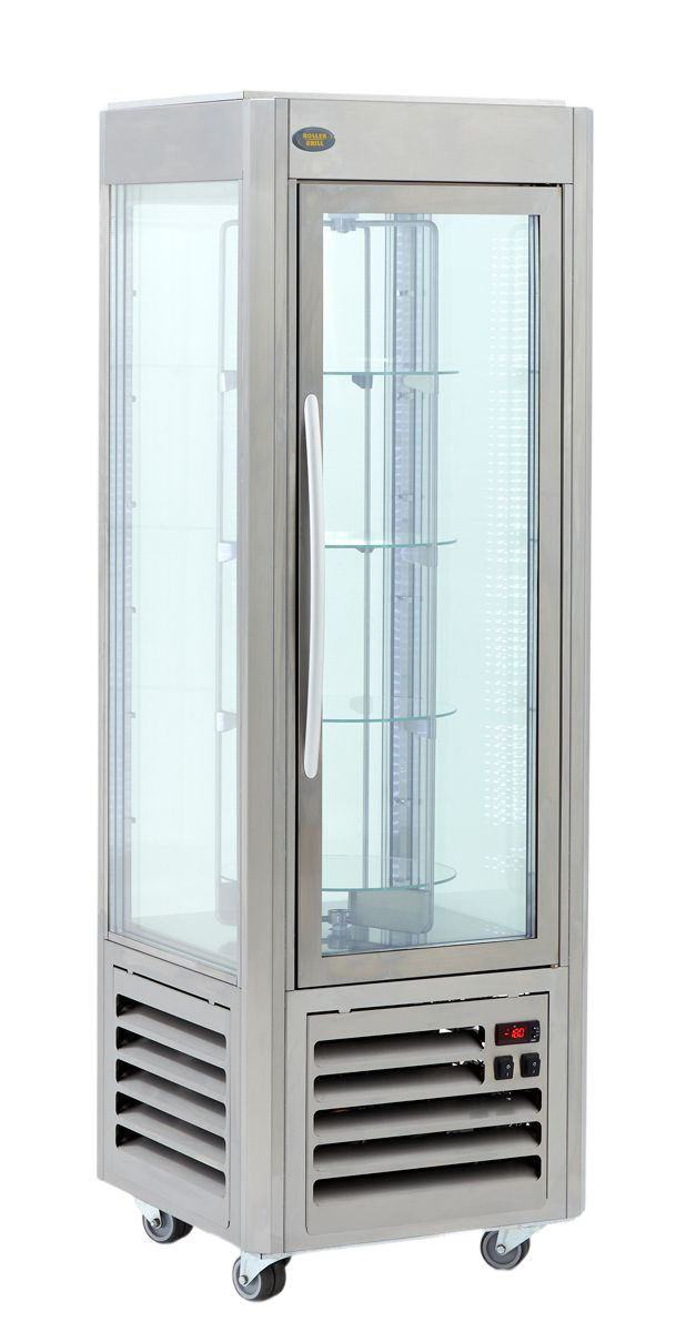 Vitrine négative ventilée – plateaux tournants