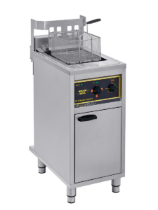 Friteuse professionnelle avec système de filtration automatique de l'huile
