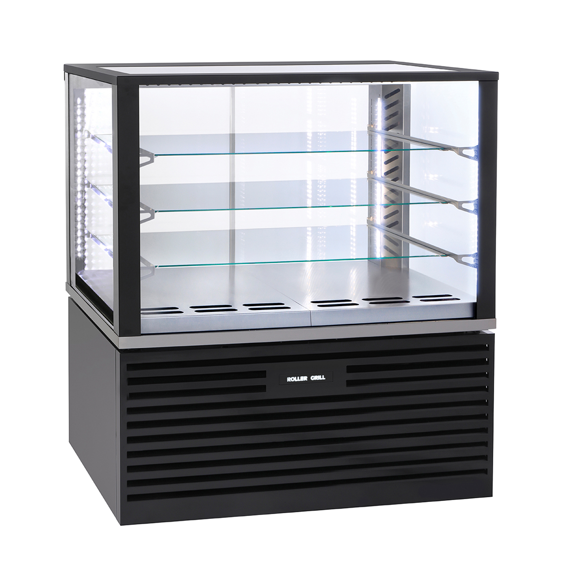 Ventilated heated display showcase - FSH 1200 – Black