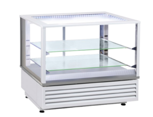 Vitrine réfrigérée horizontale – 2 GN 1/1 – Blanc
