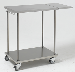 Desserte inox pour plancha 400 et 600 mm