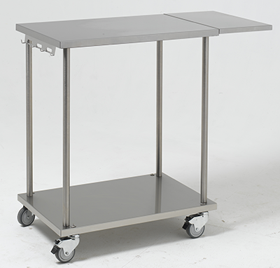 Desserte inox pour plancha 400 et 600 mm