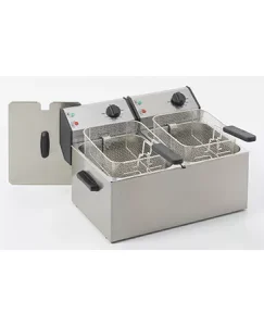 Friteuse électrique professionnelle – double cuve 2 x 8 L
