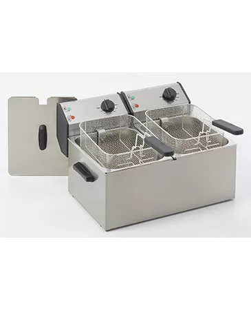 Friteuse électrique professionnelle – double cuve 2 x 8 L