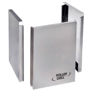 Kit de 3 parois pour chariot de plancha 600mm
