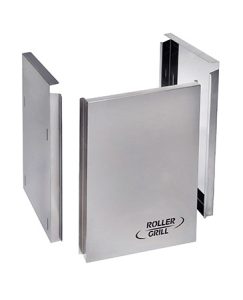 Kit de 3 parois pour chariot de plancha 900mm