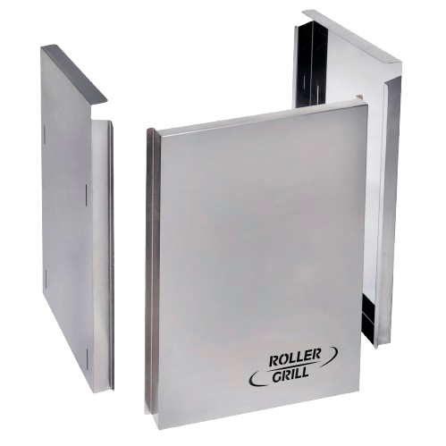 Kit de 3 parois pour chariot de plancha 600mm