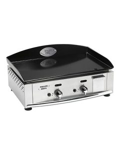 Plancha gaz émaillée  – 2 zones de cuisson