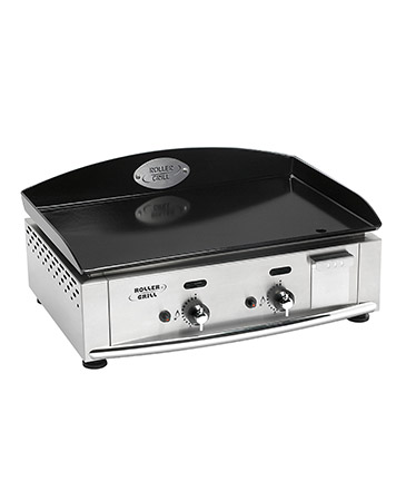 Plancha gaz émaillée  – 2 zones de cuisson