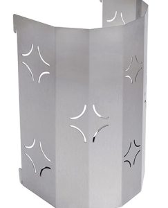 Poubelle inox pour chariot de plancha