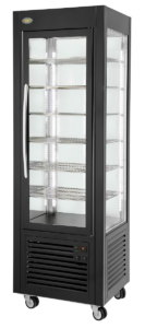 Vitrine réfrigérée ventilée pour chocolat – grilles fixes – Noir