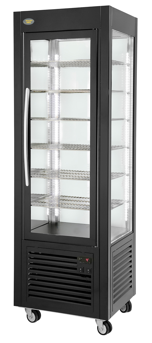 Vitrine réfrigérée ventilée pour chocolat – grilles fixes – Noir