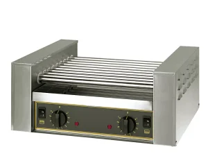 Chauffe-saucisse professionnel à 9 rouleaux